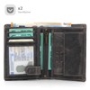 ekavale Men's Leather Wallet with RFID Protection - Practical Portrait