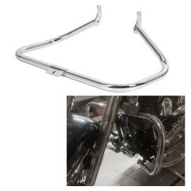 KUAFU Highway Crash Bar Compatible with 2000-2017 Harley Heritage Softail Fat Boy Springer FLST Replacement for HD49004-00 Engine Guard Chrome