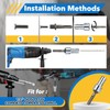 Earth Auger Drill Adapter 1/2" SDS Plus for Corded Cordless