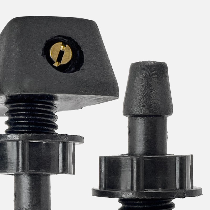 Click&Fit Universal Windshield Washer nozzles 2-Pack, Adjustable Wiper Water Sprayers,