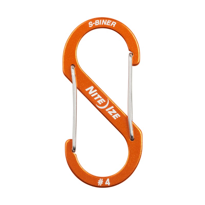 Nite Ize S-Biner Dual Carabiner Aluminum #4-Orange