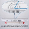 Rolling Ruler – 30 Centimeter Transparent Parallel Rolling Ruler for