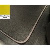 Yellow Edge Custom Fit Front & Rear Carpet Floor Mats,