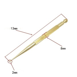 Bookwarm Ear Trigger Stick, Knock Type, Ear Trigger Point Location, Spring Type, Ear Trigger Point Pushing Stick, Myofascial Release, Double Ended Massage Tool, Face Pointer, Round Tip, Promotes Blood