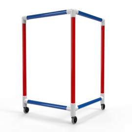 SkateRanger XL - Tall Adult and Teen Size Roller Skate Trainer, Red/Blue