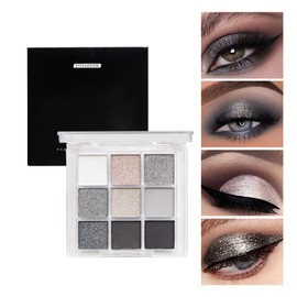 Lazy Eye Eyeshadow, Smoky Makeup Eyeshadow, Colour Eyeshadow, Matte Eyeshadow Palette, Smokey Eyeshadow, Effect Eyeshadow, Dark Grey & Black Punk, Shimmering Eyeshadow Colours for Smokey Eyes