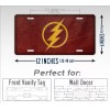 SignsAndTagsOnline.com Flash Lighting License Plate Lighting Bolt Leather Look Thunderbolt
