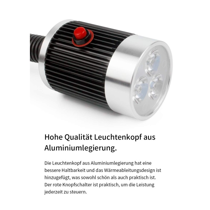 S SHUN CAN DA Flexible Gooseneck Light 900 Lumen LED