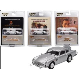 TrueScale Miniatures Mini GT 1:64 Aston Martin DB5 James Bond 007 Goldfinger #900 - MGT00900-007J