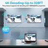 XYDMYELE Wireless HDMI Transmitter and 2 Receivers, 328FT/100M 4K Decode