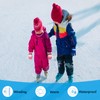 Lyukii Kids Winter Snow Ski Gloves and Balaclava Ski Mask,