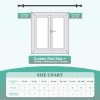 Taoberfuli Extra Long Curtain Rods for Windows 120 to 240