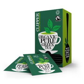 Clipper Organic Pure Green Tea Bags | 150 Individually Wrapped Teabags (6 x Boxes of 25) | Bulk Buy for Home & Catering | Eco-Conscious, Fair Trade Tea | Natural Unbleached Plant-Based & Biodegradable