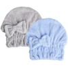HOPESHINE - Gorro de microfibra para mujer, mojado corto o