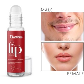 Dominaro Strawberry Pink Lip Serum Roll On, Brightening for Soft Lips With Glossy & Shine STRAWBERRY (Pack of 2, 20 g)