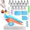 Kits de 150 Piezas Boquillas para Manga Pastelera,Cake Decoration Tool,Reutilizable