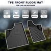 LDETXY Floor Mats for Can Am Defender 16-25, TPE Front