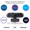 Viugreum 1080P HD Webcam with Microphone, M9 Mini Camera Anti-Peeping