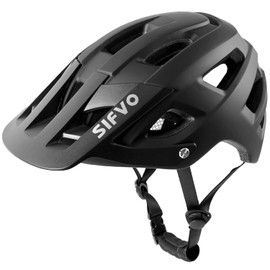 SIFVO Casco de Bicicleta, Cascos de Bicicleta para Hombres y Mujeres, Casco de Bicicleta de montaña con Visera Cascos para Adultos a jóvenes Casco de Bicicleta Carretera Seguro y cómodo 54-62cm【M/L】