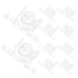 COHEALI 10 Sets False Front Cabinet Clips Durable Door Catch and Closet Door Roller Installation Parts for Easy Drawer Front Mounting Home Furniture and Cabinets