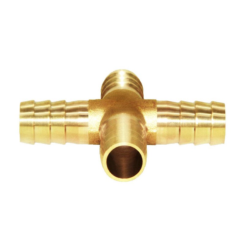 Joywayus 15mm Hose Barb 4 Way Union Fitting Pipe Cross
