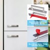 Young Dance Self-Stick Adhesive Cabinet Handles - 6" Stainless Steel