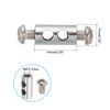 PATIKIL 30PCS 7x14mm Wire Rope Clips Steel Cable Clamp 3.2mm