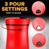 The Original Salt and Pepper Shakers set -Red- Spice Dispenser