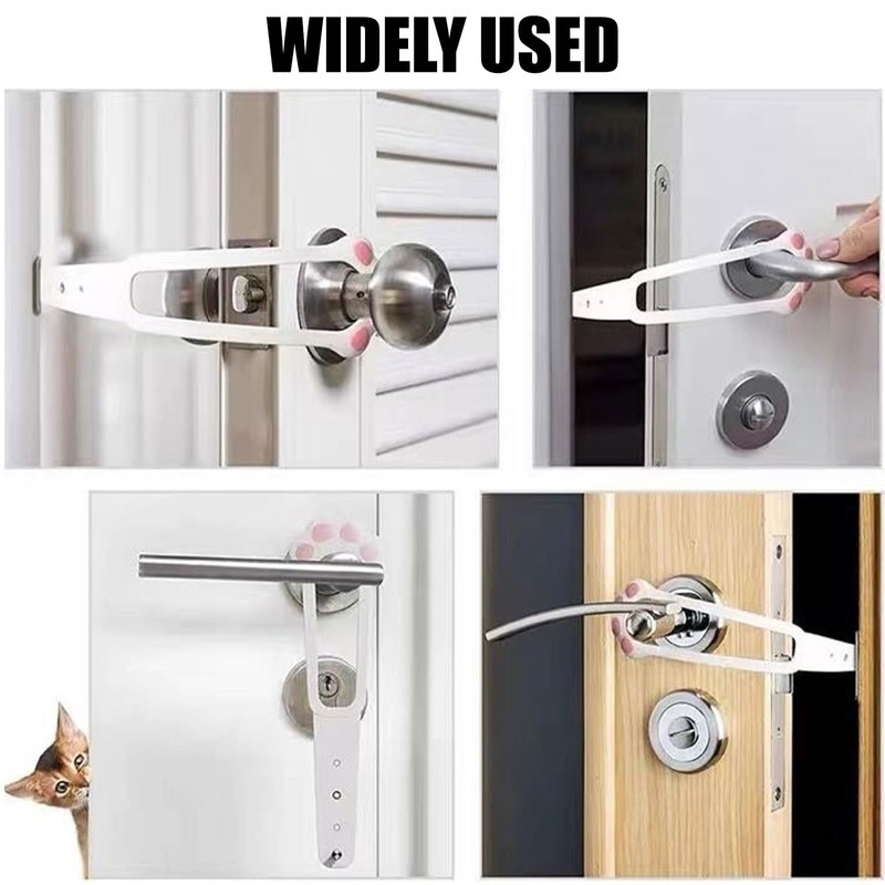 Adjustable Cat Door Strap, Door Stopper for Dogs, Pet Door