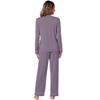 WiWi Womens Viscose from Bamboo Pajamas Set Soft Long Sleeve