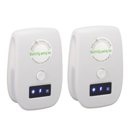 Energy Saver, Stable Voltage Power Saving Device, Increase Appliance Power, Prolong Appliance Life, Suitable for Home Use, ABS Material