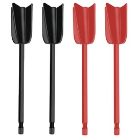 Agitator Resin Paint Set of 4 for Strong Stirring 1/4" Bit Compatible with Epoxy Resin Mixer Attachment Reusable Paint Mixer Drills Stir Tool for Resin Paint Ceramic Enamel Mixing