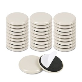 30 Pieces Self-Stick Furniture Sliders, Magic Chair Leg Pad, Round Furniture Movers for Carpet, Furniture Moving Pads for Hardwood Floors Sliders (1.37inch)