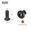 DTGN 1/4-20x5/8" Button Head Socket Cap Screws 25 Pcs Machine