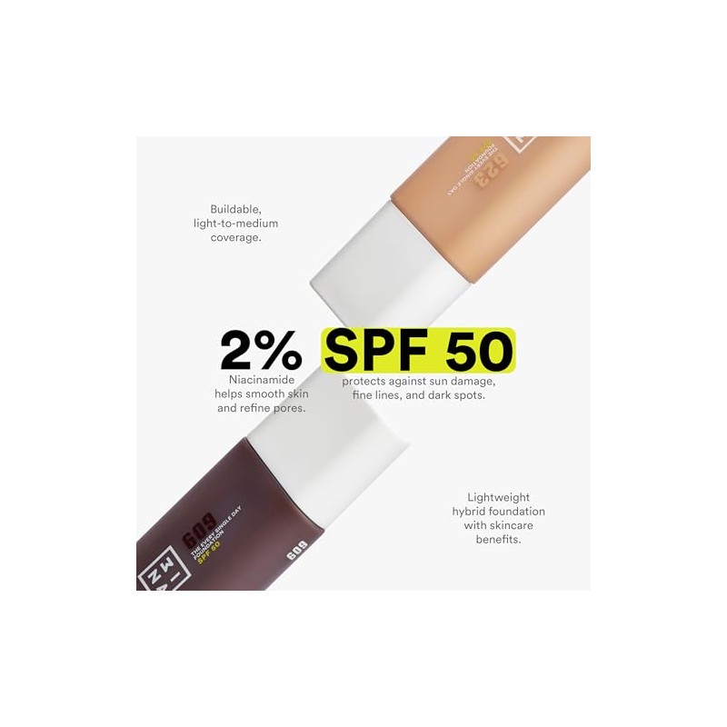3INA - The Every Single Day Foundation SPF 50 612
