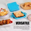 MKYSAIL Toaster,Microwave Toaster, Sandwich Maker, Panini Maker, Dishwasher Safe,NO Electricity,Wireless,Time