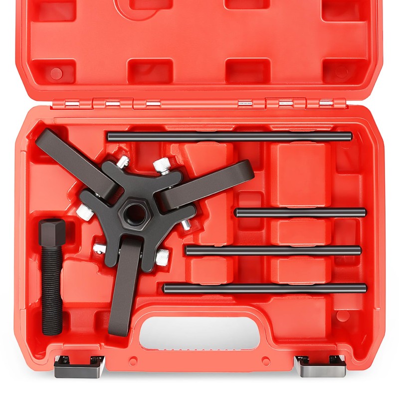 DNA MOTORING Harmonic Balancer Pulley Puller 6-pcs Set 3-Jaw Puller