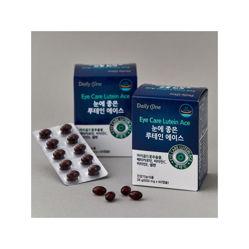 Daily One Lutein Ace eye supplement beta-carotene 600mg / 데일리원