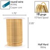 The Beadsmith Wire Elements 18-Gauge Lacquered Tarnish-Resistant Copper Wire for