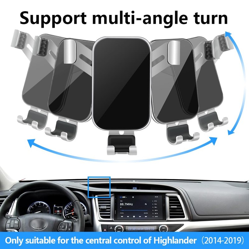 LUNQIN Car Phone Holder for Ford Bronco Sport 2021 2022