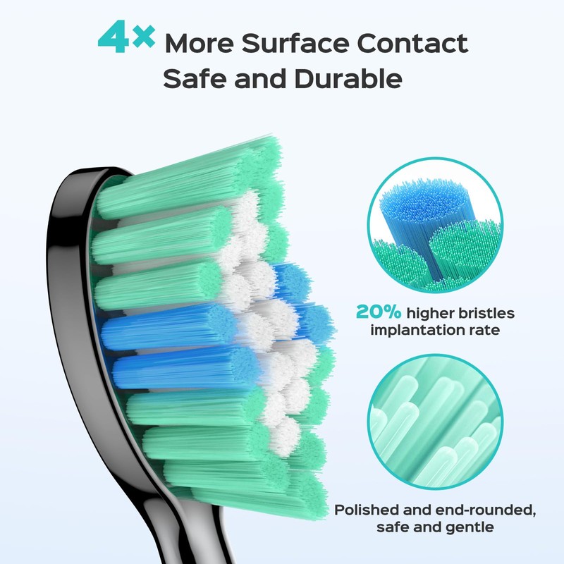 COSLUS Electric Toothbrush Replacement Heads: for DY-108Pro Electric Toothbrush Electric