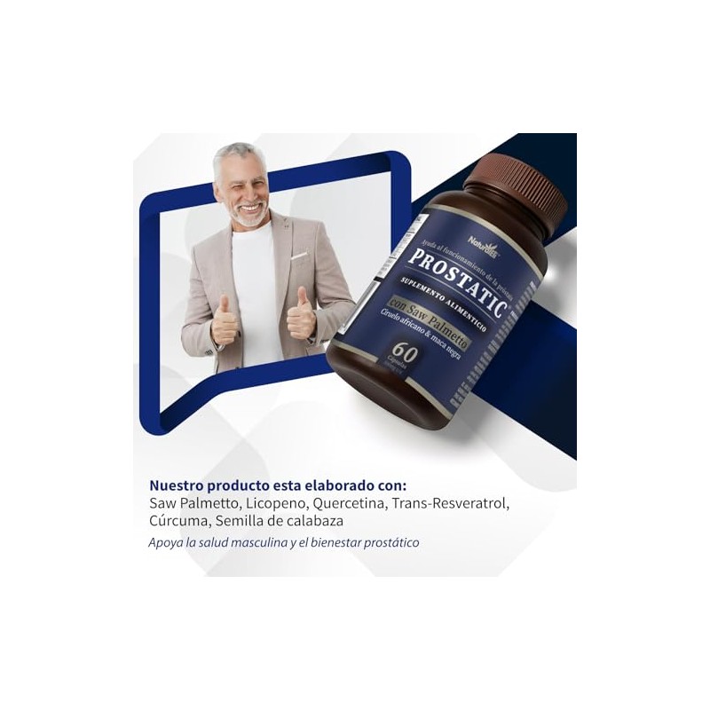 Prostatic – Fórmula Avanzada para el Bienestar Masculino con Resveratrol,