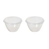 2x 0.6L Pudding Bowl