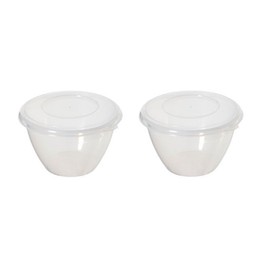 2x 0.6L Pudding Bowl