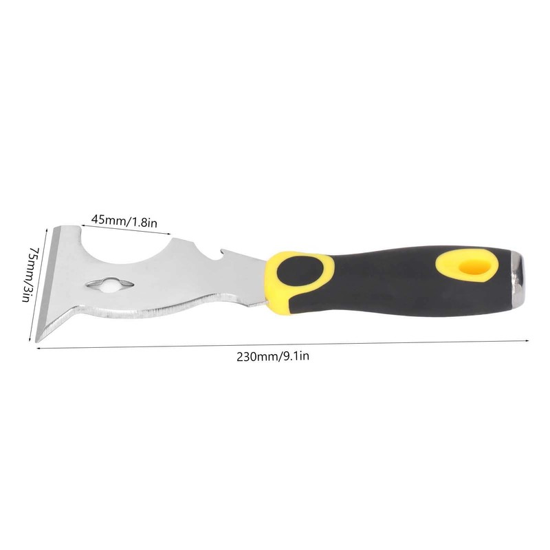 Multifunctional Spatula, Thickened Blade, Stainless Steel, Plastic, Ergonomically Shaped, Non-Slip