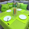 Ragged Rose Cotton Tablecloth for a 6-7 Ft Table -