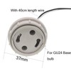 Gu24 Base Socket with Bracket,TWDRTDD Bi-Pin (GU24) Base Twist and