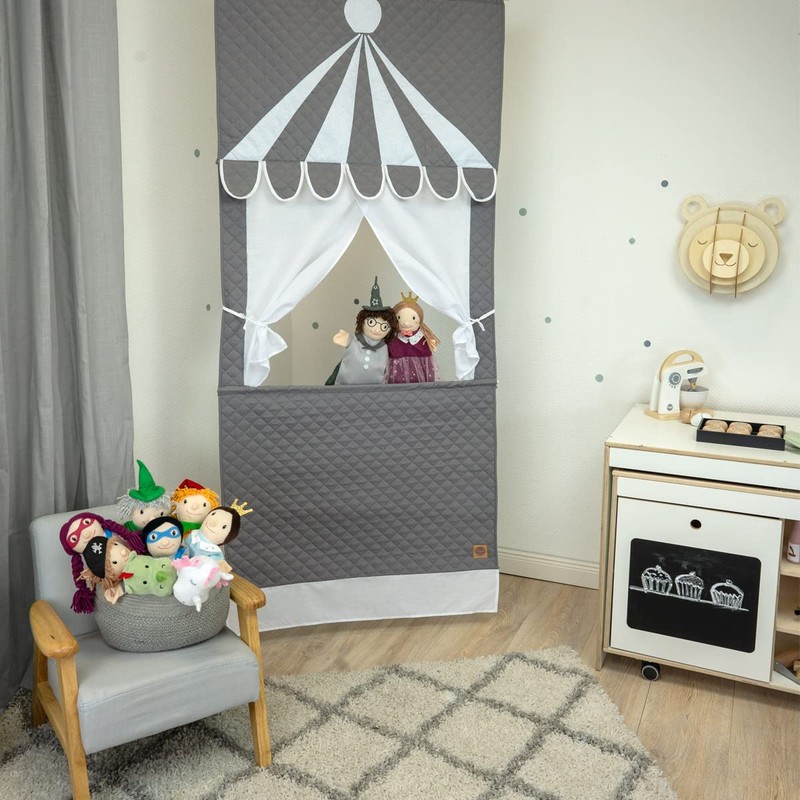 Meppi Kasperletheater Circus (Anthracite) - Kasperletheater Puppet Theatre