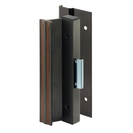 Prime-Line C 1163 Patio Door Surface with Clamp Latch, Bronze, Extruded Aluminum (Single Pack)