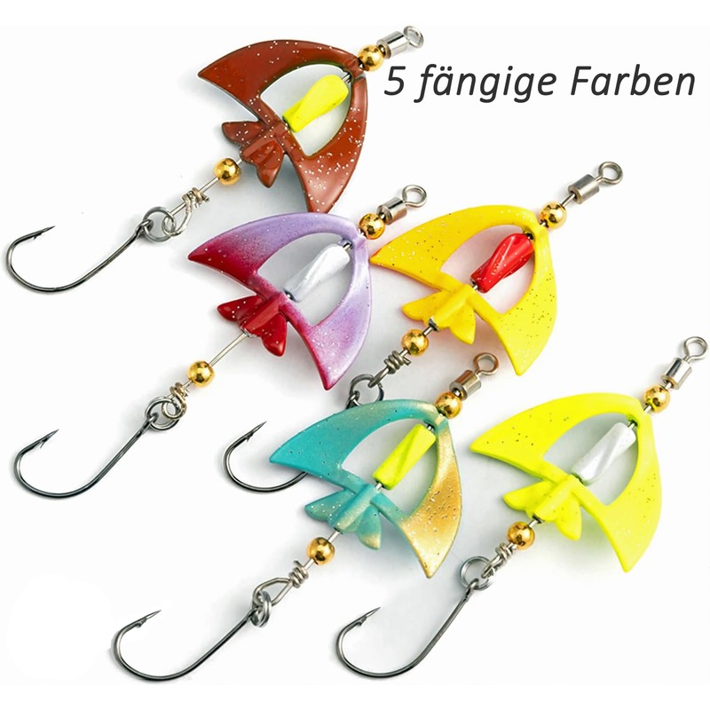 Njord Kalastus Messeneuheit 2025 Wing Spoons Forelle Set 4,5g UV